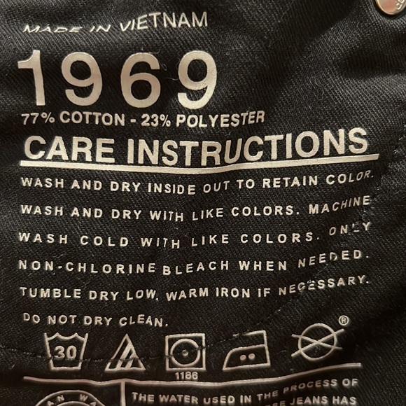 GAP 1969 Velvet black pants 25/0 slightly stretchy excellent condition - Picture 4 of 4